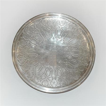 Appraisal: Tiffany Co Makers Sterling Silver Cake Stand Estimate -