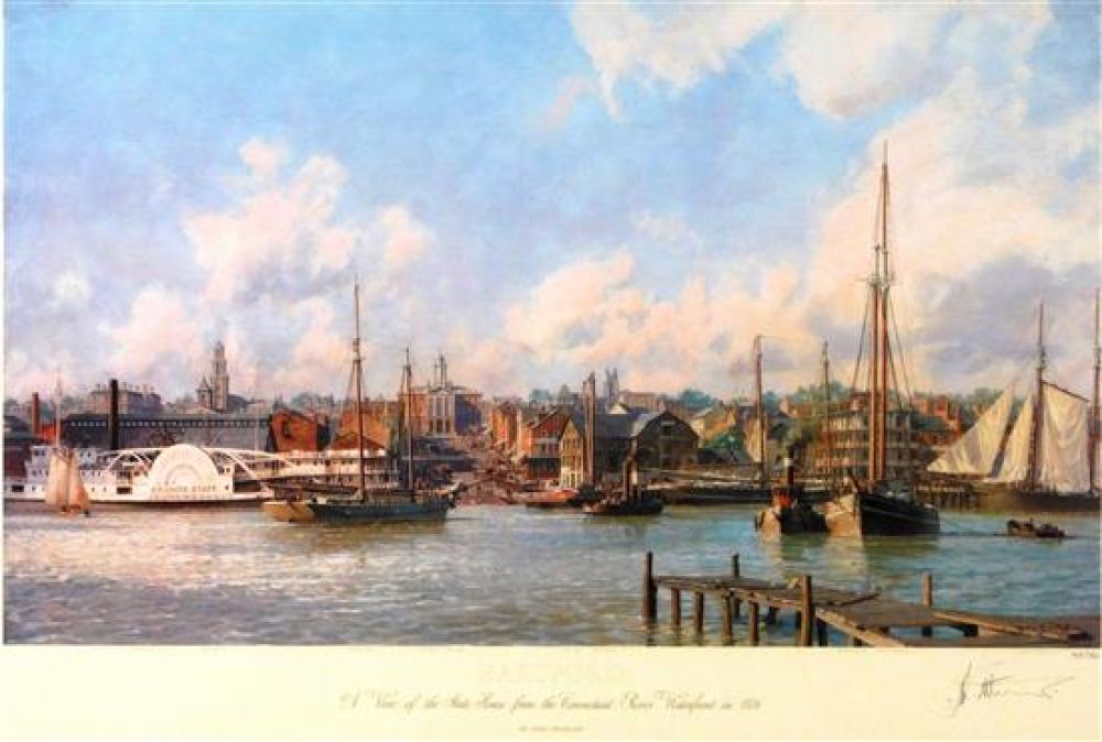 Appraisal: John Stobart Massachusetts b Hartford A View of the State