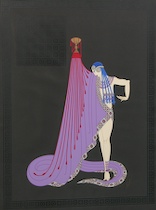 Appraisal: Erte Roman de Tirtoff Russian French - Serigraph in colors