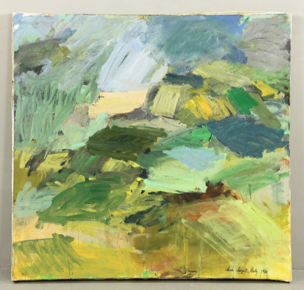 Appraisal: - Hosley Abstract O C Diane Sargent Hosley abstract oil