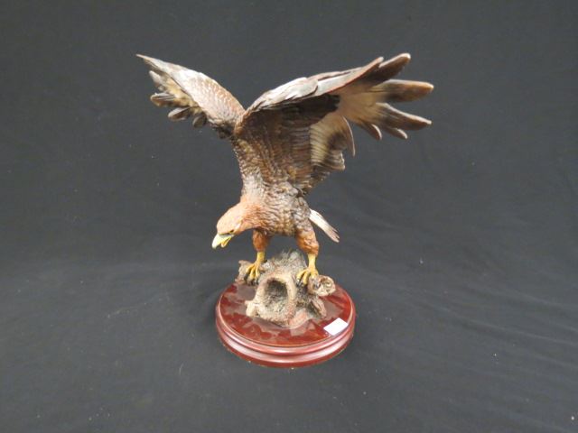 Appraisal: Figurine of a Hawk made in spain resin type excellent