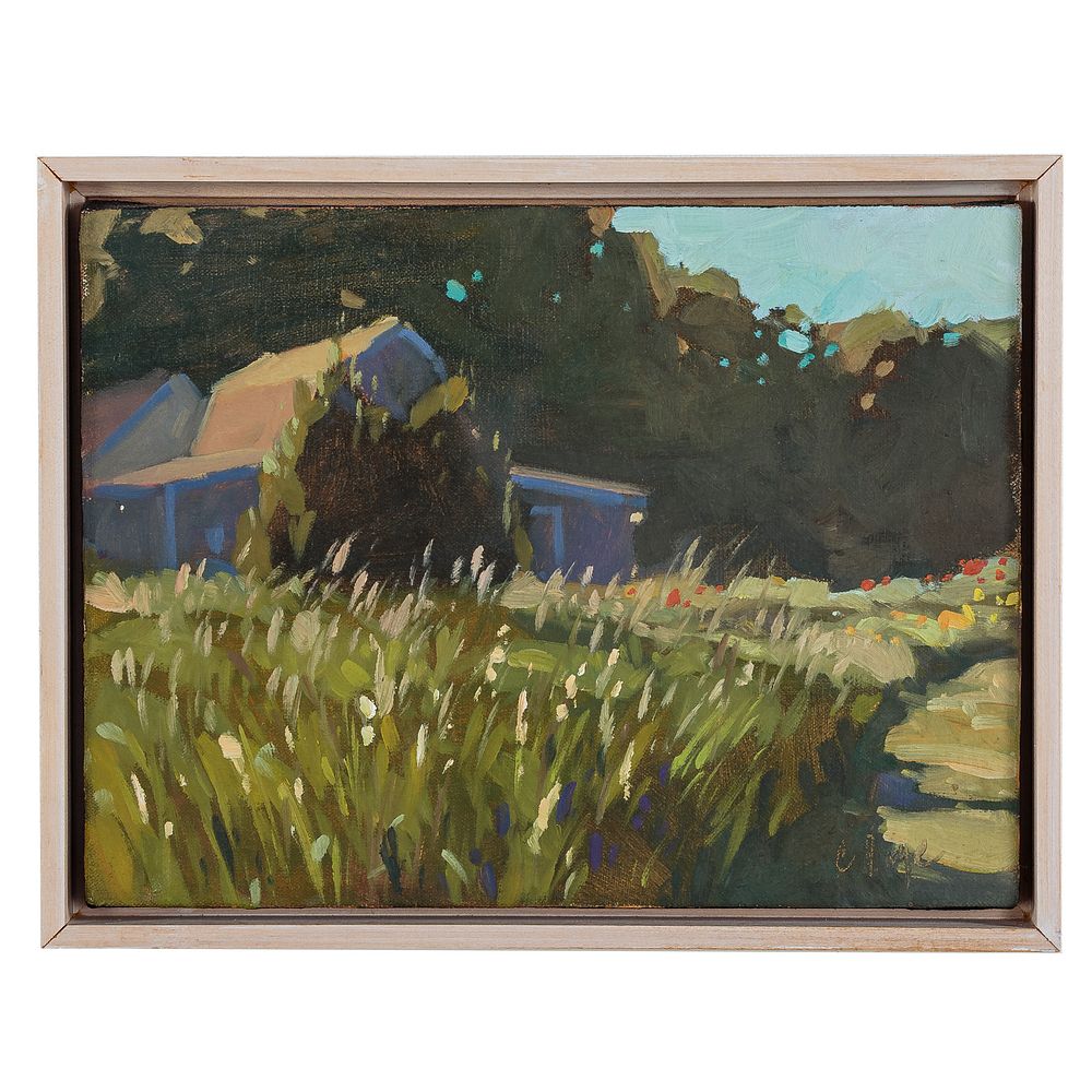 Appraisal: American School Rural Landscape Oil th century Oil on canvas