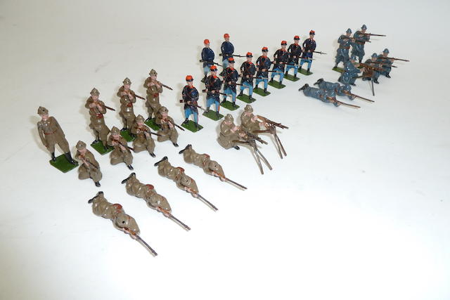 Appraisal: Britains Belgian and French troops RARE set Belgian Infantry in