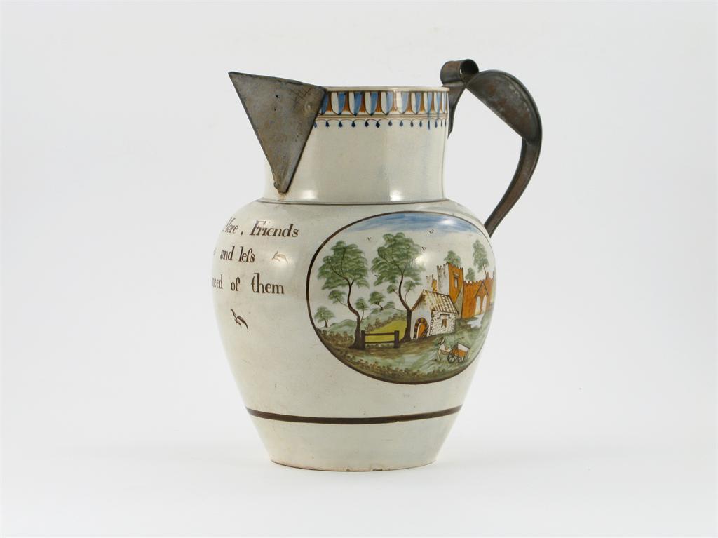 Appraisal: A large Pratt ware jug