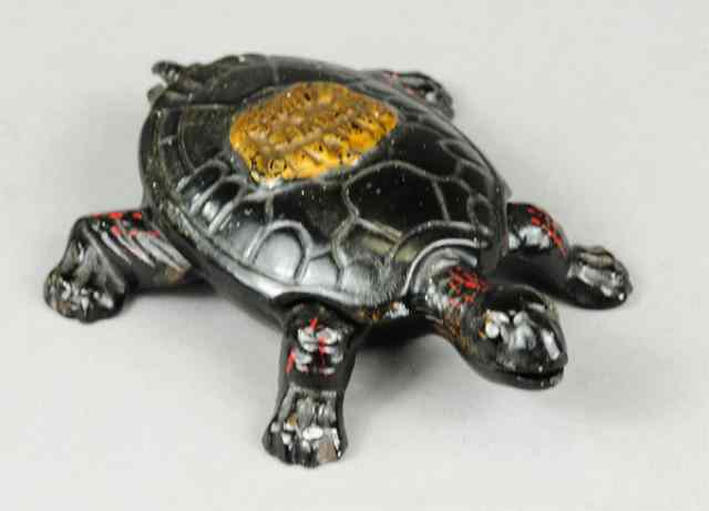 Appraisal: 'GARLAND STOVES'' TURTLE MATCH SAFE Cast iron painted in black