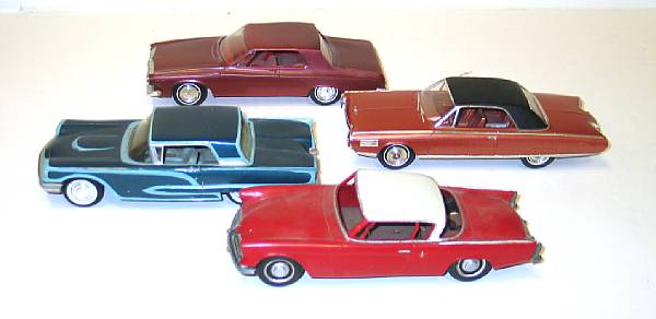 Appraisal: Plastic promotional automobiles Lot of plastic th scale promotional cars