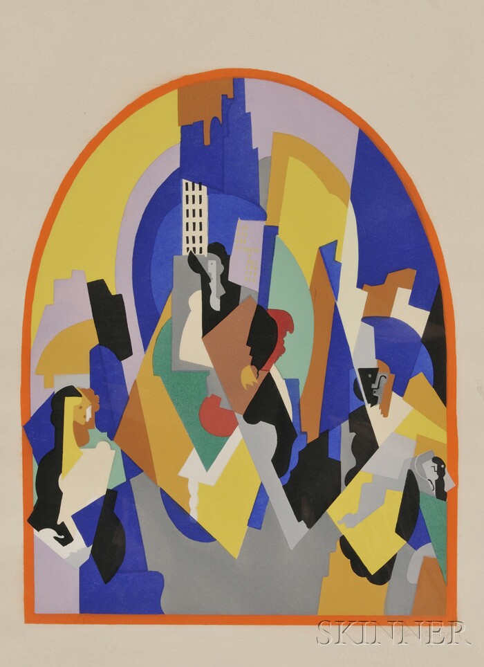 Appraisal: Albert Gleizes French - D coration pour la Gare de