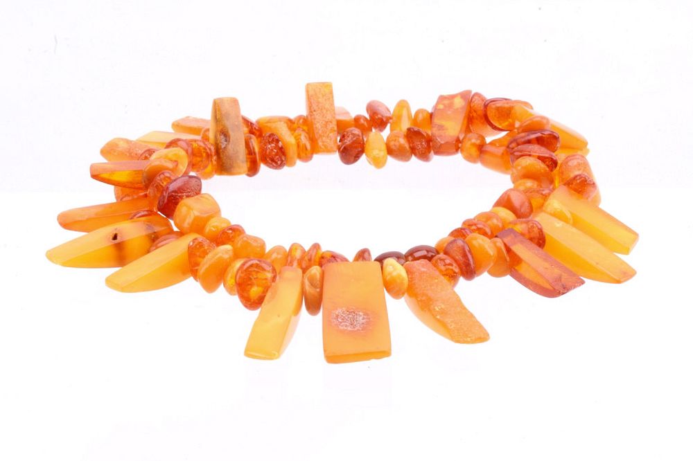 Appraisal: Baltic Amber Collar Necklace Included in this lot is a