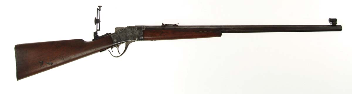 Appraisal: SHARPS BORCHARDT SINGLE SHOT RIFLE Cal - Sharps Straight SN