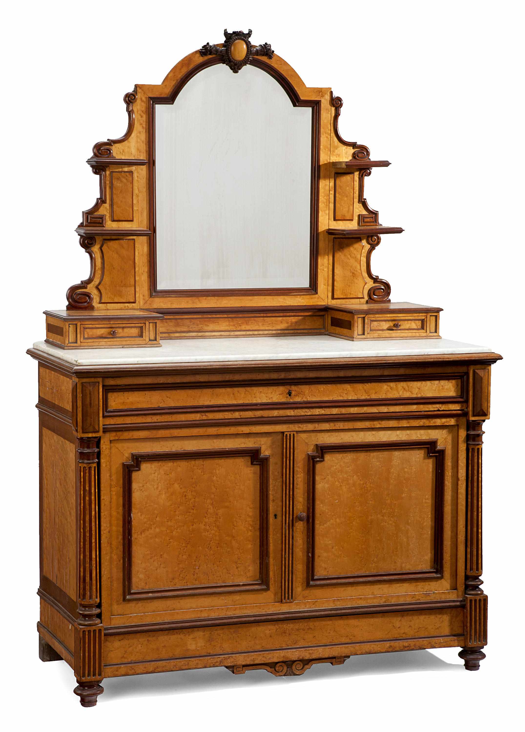 Appraisal: Property of Various Owners A Louis XVI style mahogany and