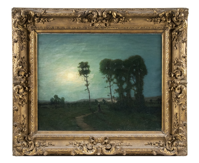 Appraisal: ROBERTSON KIRTLAND MYGATT NY CT - Tonalist Nocturnal Landscape oil