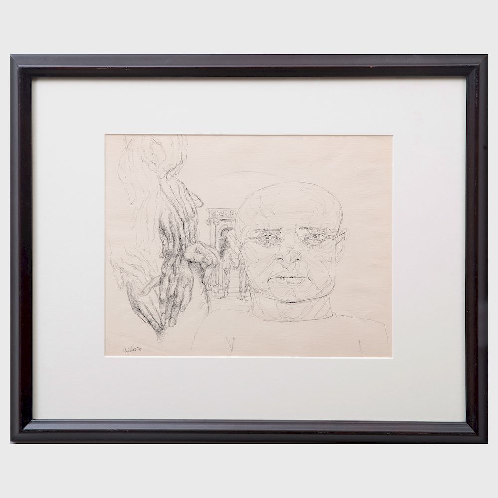 Appraisal: Frederico Castell n - Untitled Untitled face Untitled iv and