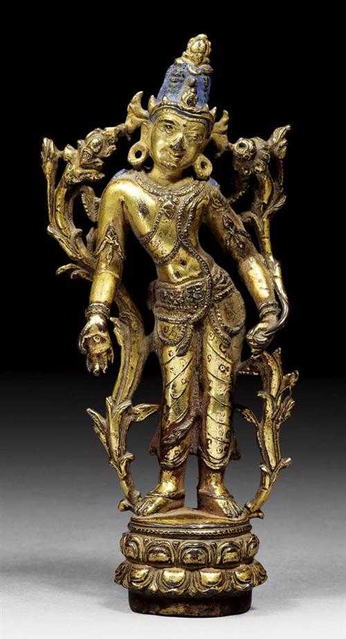 Appraisal: STANDING AVALOKITESHVARA East India or Tibet Pala style th century