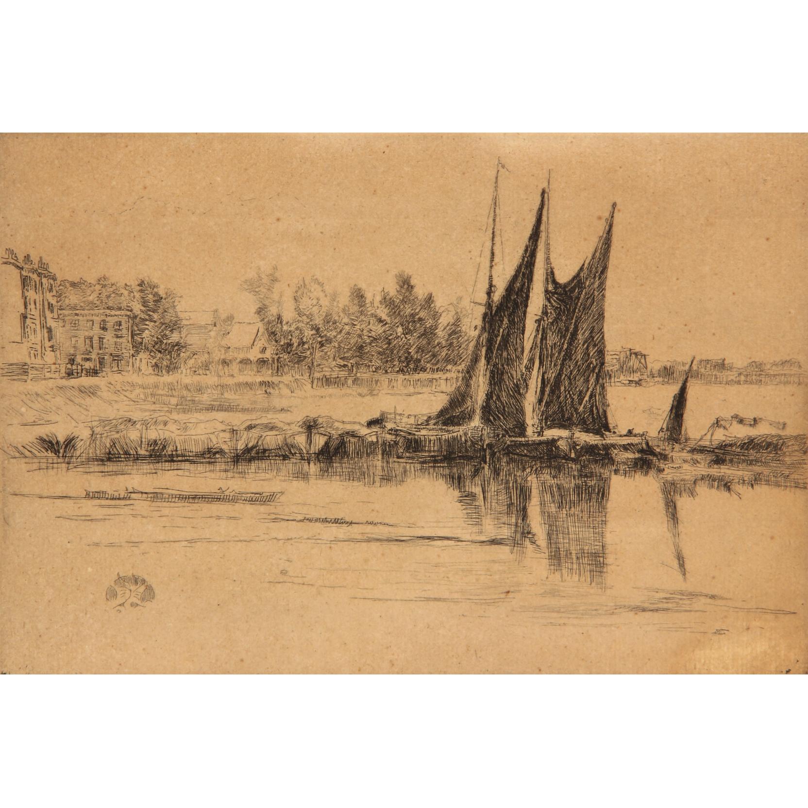 Appraisal: James McNeill Whistler - Hurlingham etching and drypoint on wove