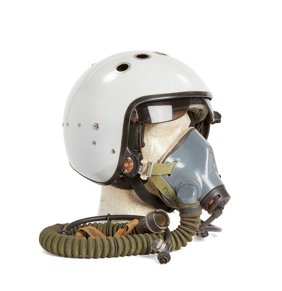 Appraisal: Russian ZSH Flight Helmet and Oxygen Mask Russian ZSH flight