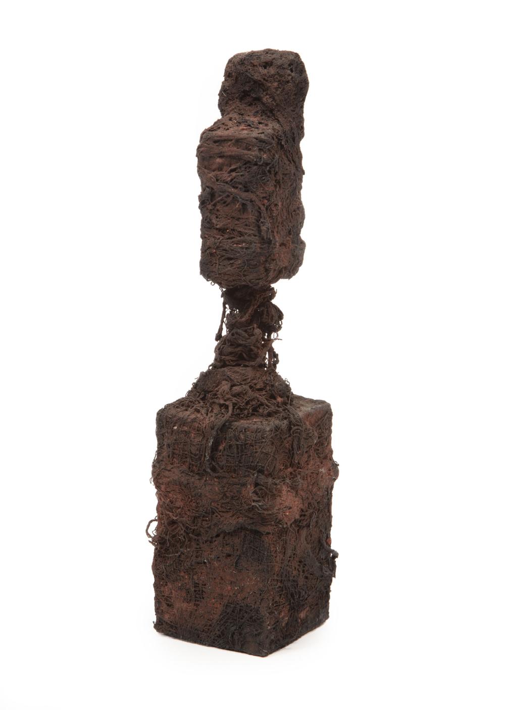 Appraisal: Jeffrey Cook American New Orleans - Untitled Wrapped Figure mixed