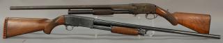 Appraisal: Two piece lot to include Spencer model pump shotgun damascus