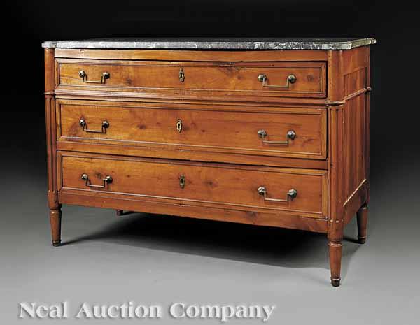 Appraisal: A Louis XVI Fruitwood Commode late th early th c