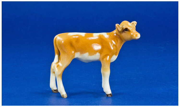 Appraisal: Beswick Animal Figure Guernsey Calf Gloss Model No A Issued