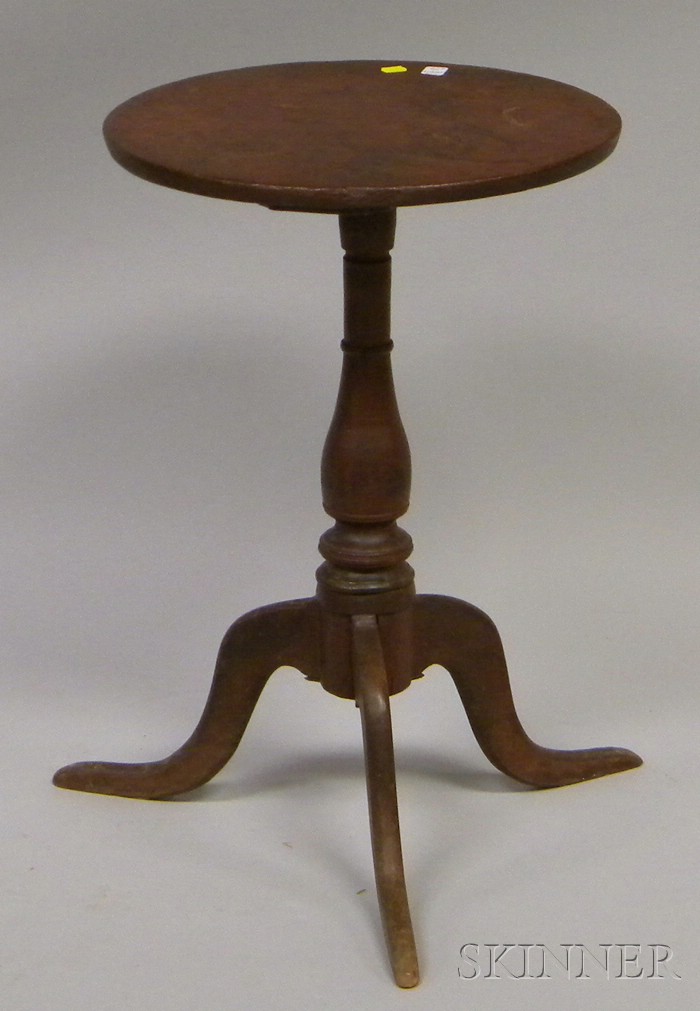 Appraisal: Country Federal Cherry Candlestand