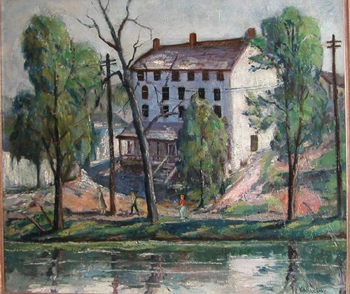 Appraisal: Artist Ricciardi Cesare Italian-American - Title The Creek in Summer