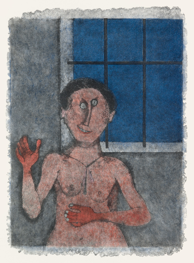 Appraisal: RUFINO TAMAYO La Coqueta Color lithograph x mm x inches