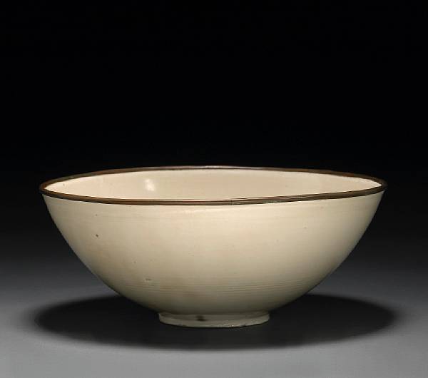 Appraisal: A fine Dingyao bowl Song Dynasty Of understated form its