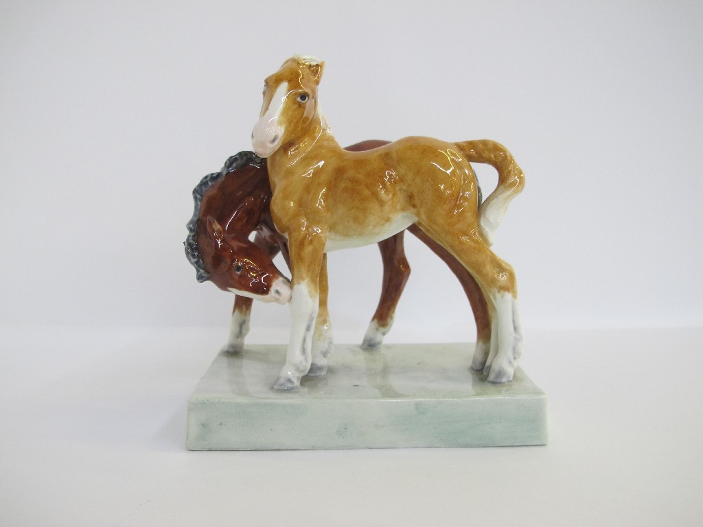 Appraisal: Royal Worcester figure 'Foals' modelled by Doris Linder model no