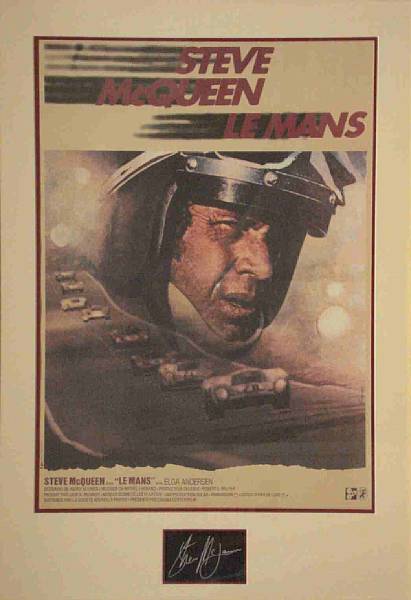 Appraisal: A Steve McQueen - Le Mans film poster French color