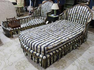 Appraisal: Pair of Louis XV style day beds th century each