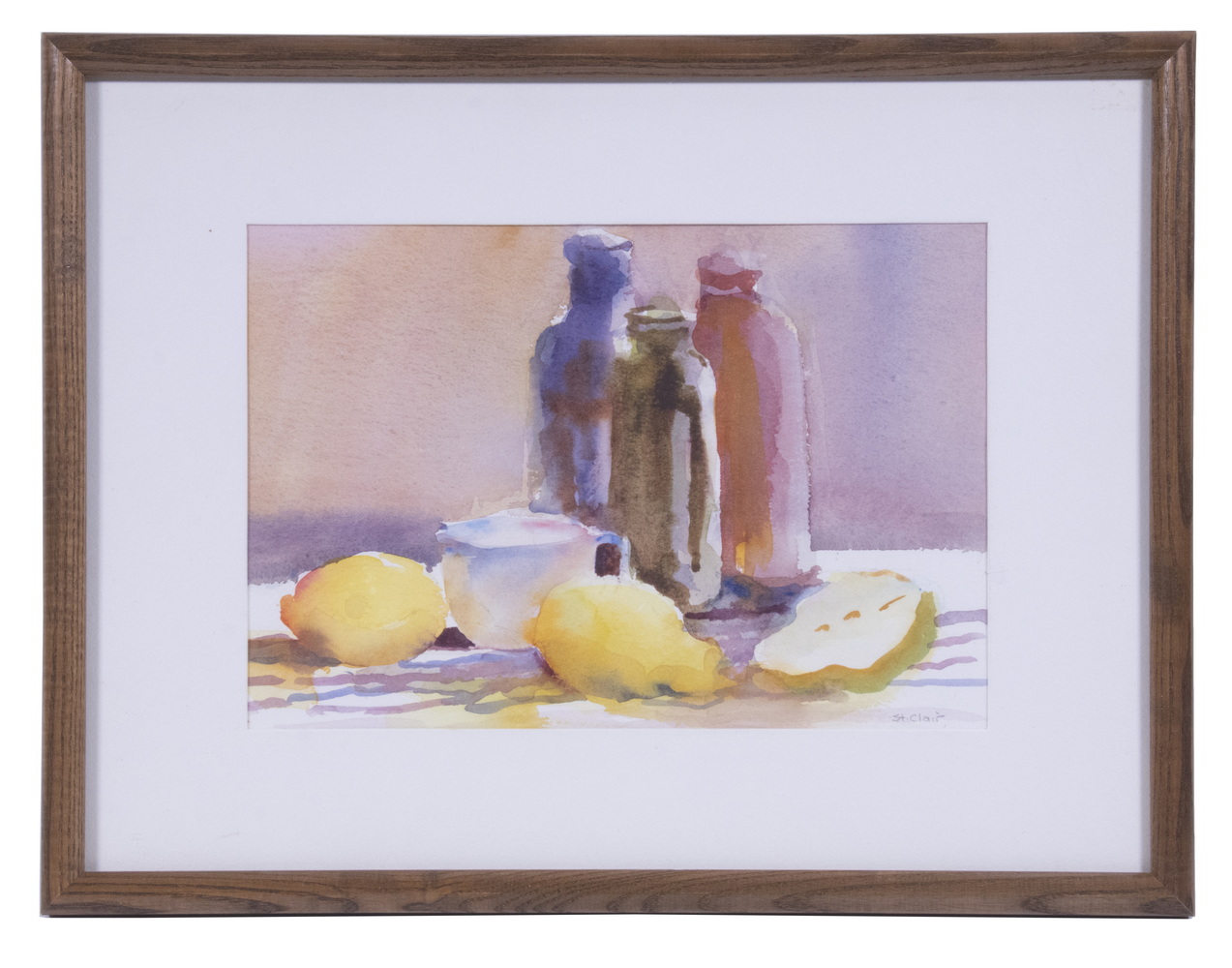 Appraisal: HELEN ST CLAIR US - Still Life of Pears and