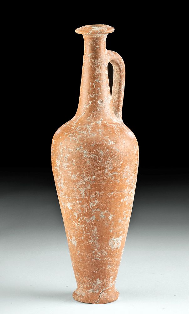 Appraisal: Cypriot Redware Pottery Spindle Bottle Ancient Greece Cyprus Late Cypriot