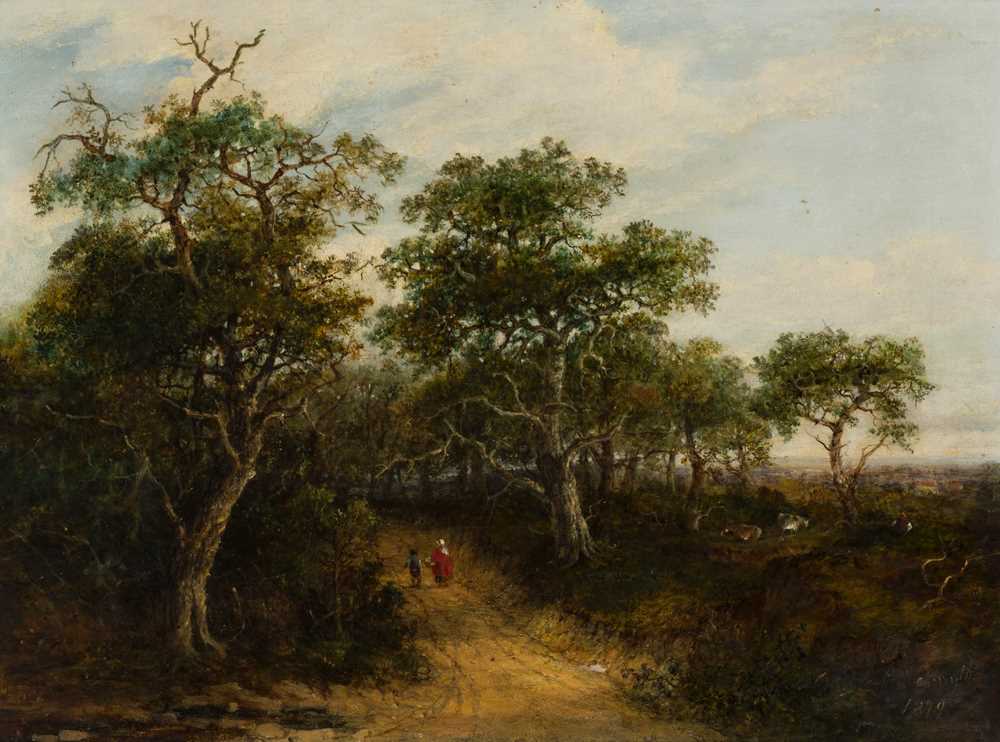 Appraisal: CHARLOTTE NASMYTH SCOTTISH - GOING TO EPPING ESSEX Signed and