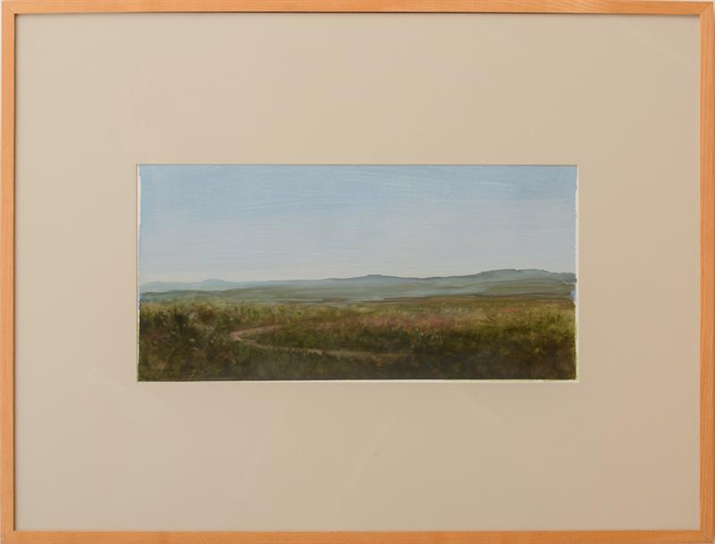 Appraisal: TULA TELFAIR b LANDSCAPE STUDY Oil on paper signed 'Tula