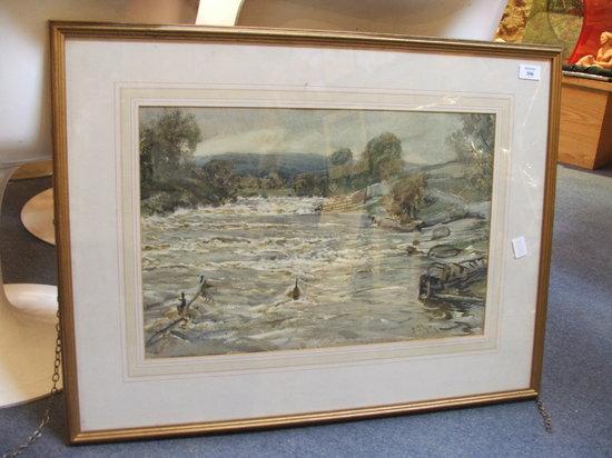 Appraisal: ARTHUR REGINALD SMITH - - North country river in full