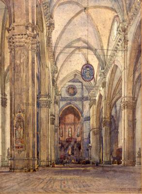 Appraisal: Frank Lishman - Duomo Florence series of three views including