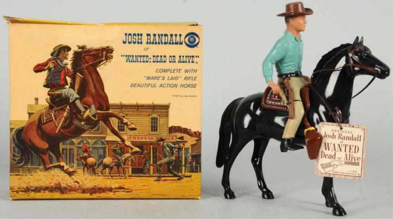 Appraisal: Hartland Josh Randall Figure on Horse Steve McQueen figure comes