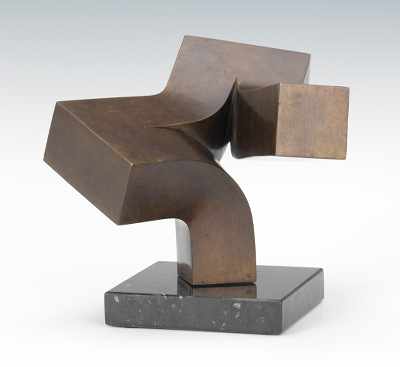 Appraisal: Clement Meadmore Australian - Branching Out Bronze with brown patina