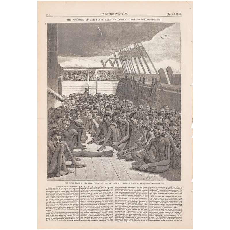 Appraisal: SLAVERY ABOLITION Harper's Weekly Vol IV No New York June