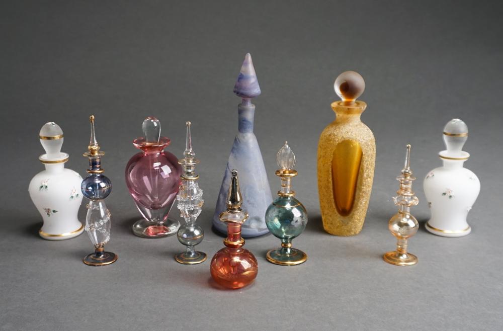 Appraisal: COLLECTION OF ASSORTED GLASS PERFUMESCollection of Assorted Glass Perfumes