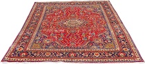 Appraisal: A Very Fine Tarbriz This carpet features a center floral