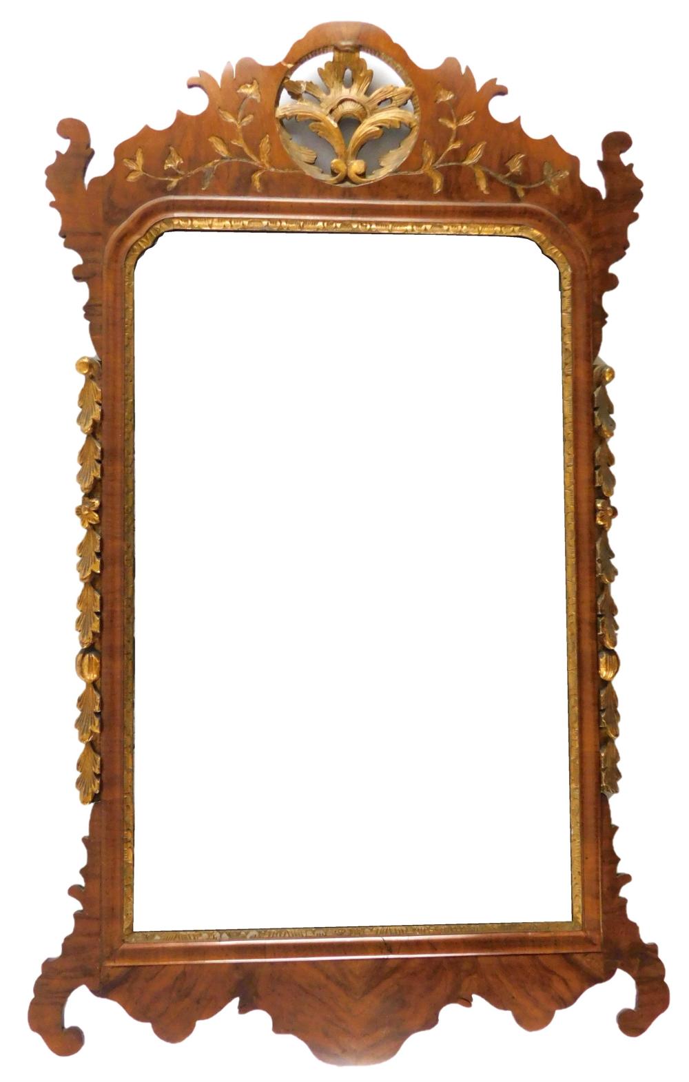 Appraisal: Wall mirror English late th or early th C Chippendale