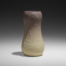 Appraisal: Albert R Valentien for Valentien Pottery VASE WITH STYLIZED INTERLACE