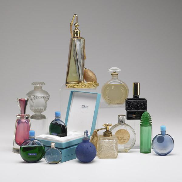 Appraisal: PERFUME BOTTLES Group of thirteen includes Nina Ricci by Lalique