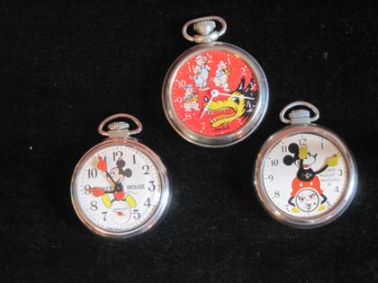 Appraisal: Three collectors open face pocket watchesbradley and ingersol th century