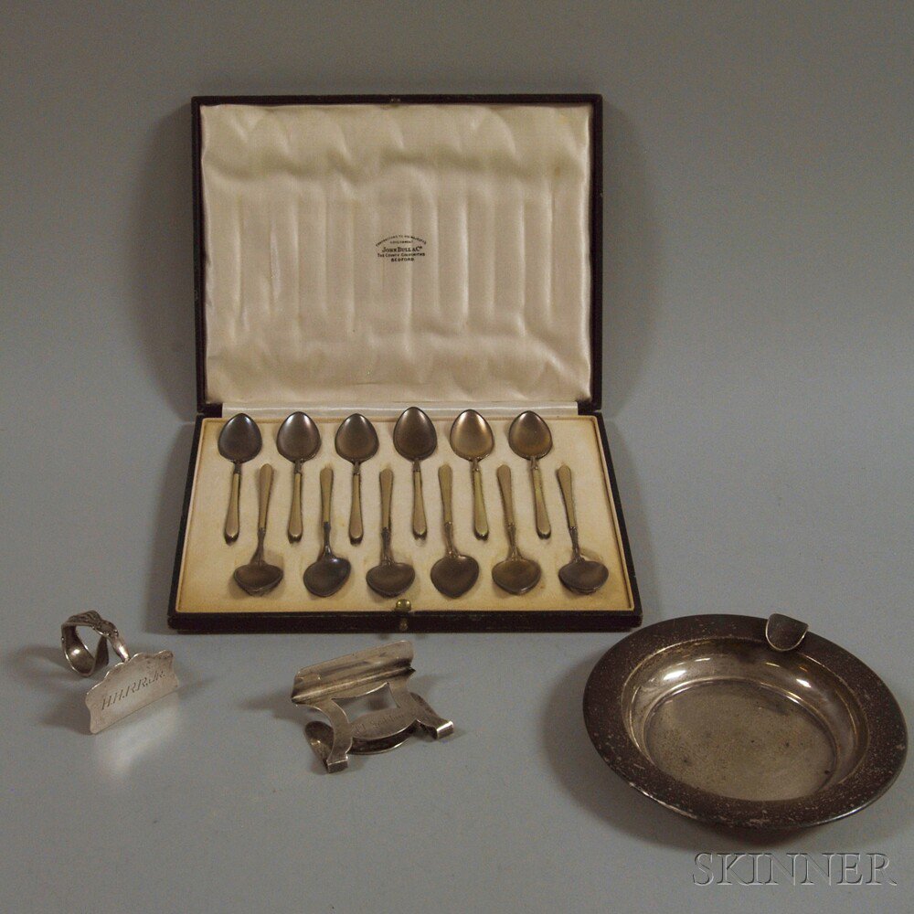 Appraisal: Small Collection of Silver Items a Baldwin Miller sterling silver