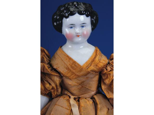 Appraisal: All Original Small China Lady Germany ca glazed porcelain shoulder