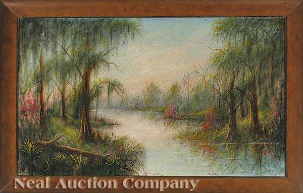 Appraisal: Will Ousley American Louisiana - Westfork oil on canvas signed