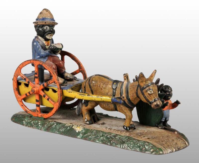 Appraisal: Cast Iron Bad Accident Mechanical Bank Description Manufactured by J