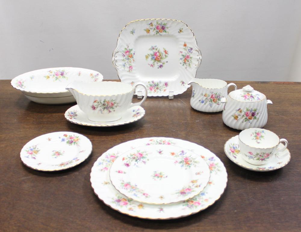 Appraisal: MINTON MARLOW CHINA SET pieces comprised of dinner plates salad